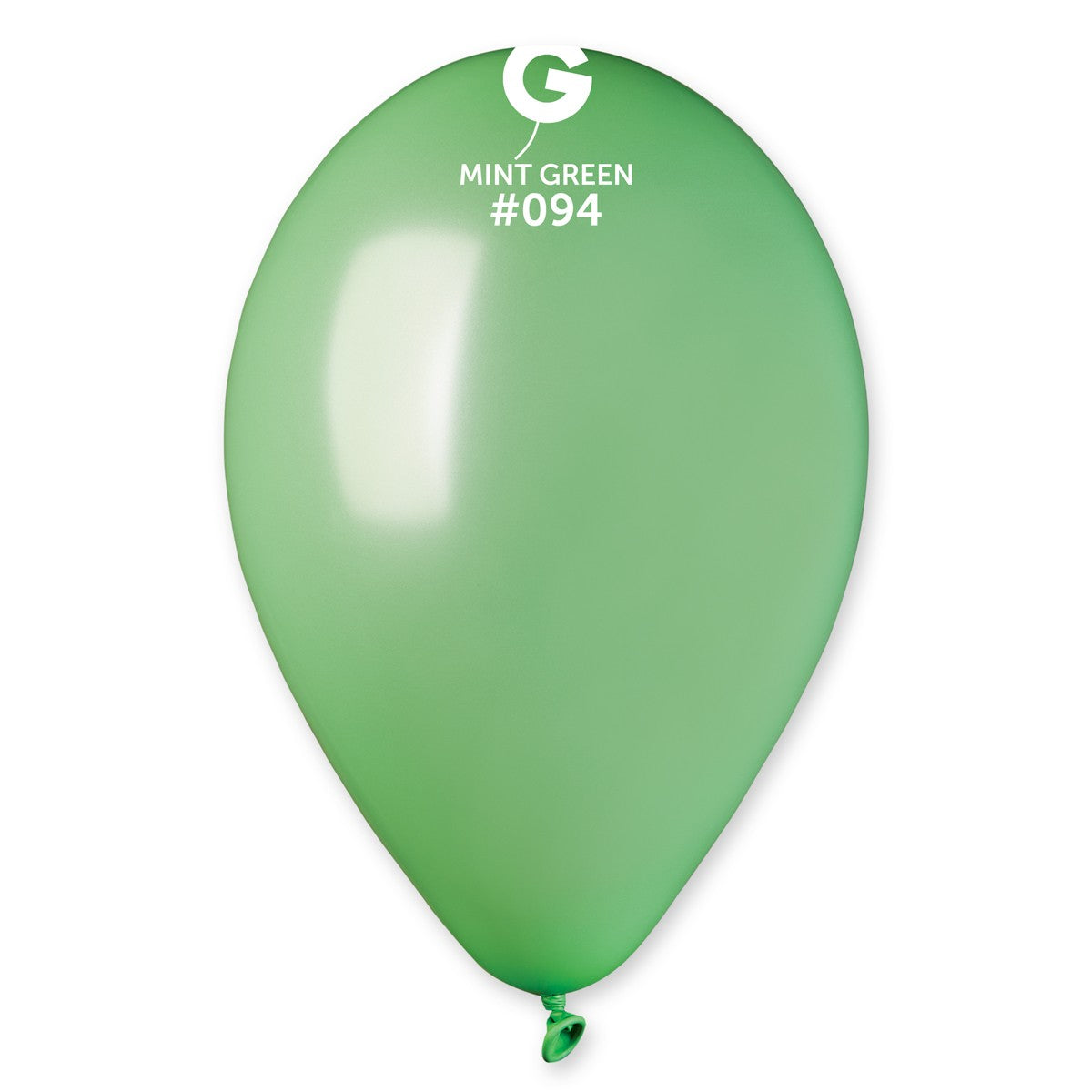Lot de 100 Ballons Couleur Menthe Irisé #094