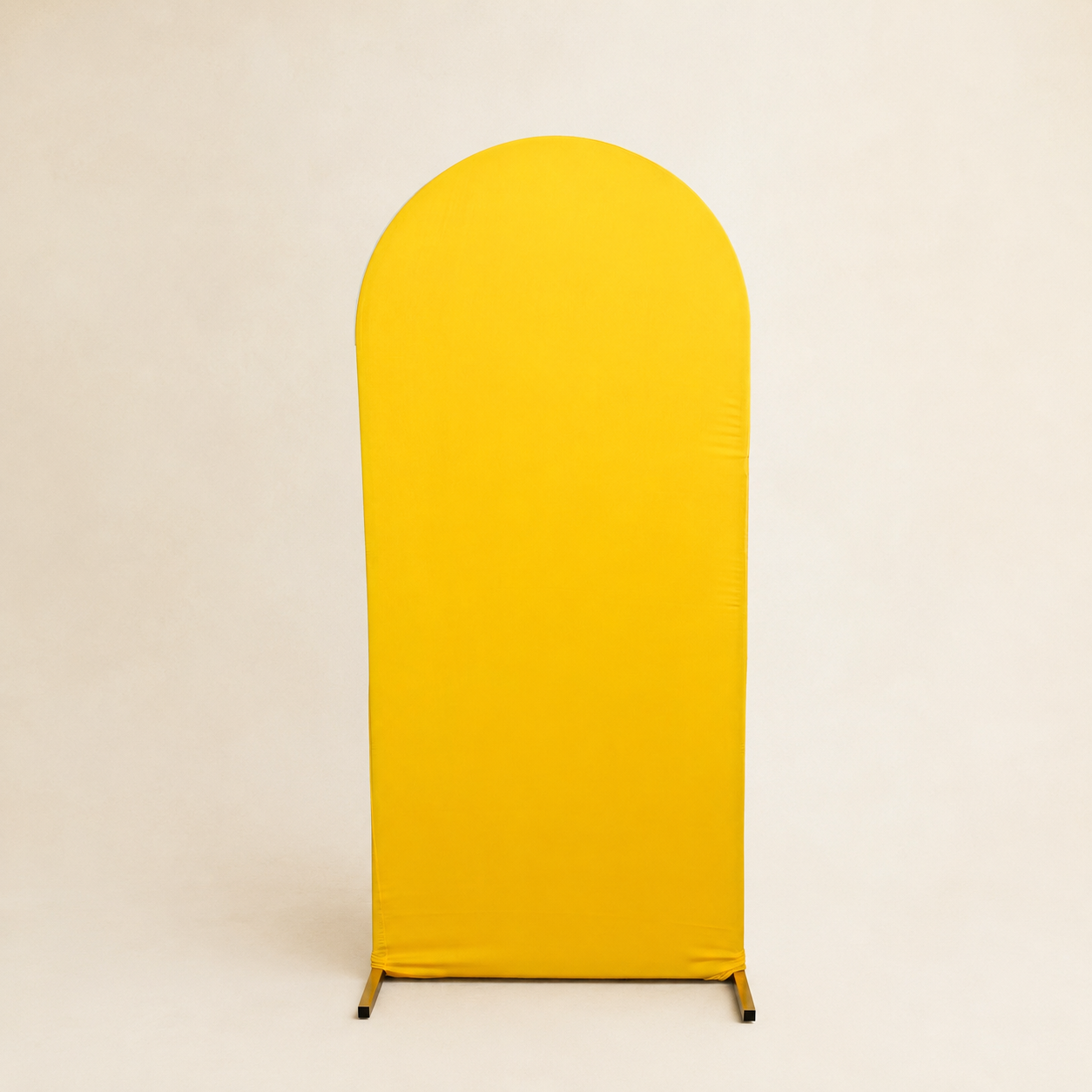 Housse d'arche tissu JAUNE CITRON #076 pour Backdrop 150x65 - Toile de fond pour décor sur-mesure