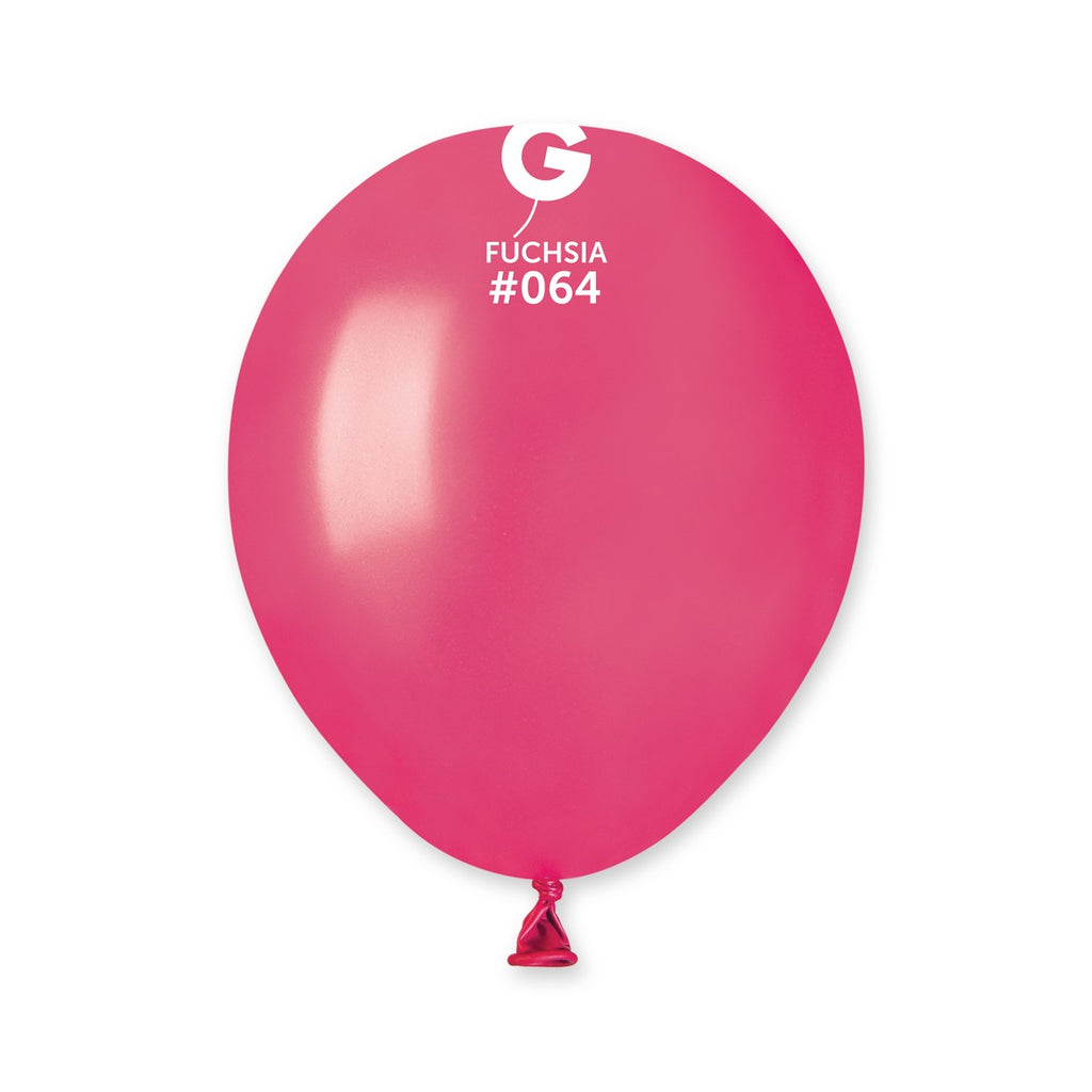 Lot de 100 Ballons Couleur Fuschia Irisé #064