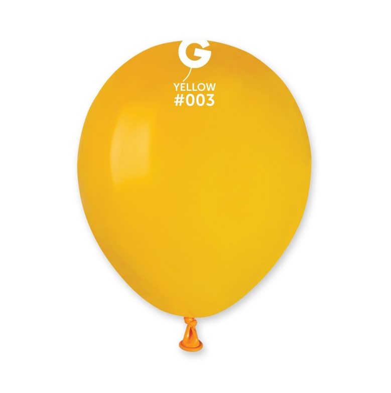 Lot de 100 Ballons Couleur Jaune #003