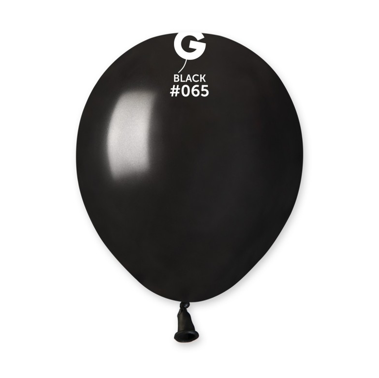 Lot de 100 Ballons Couleur Noir irisé #065