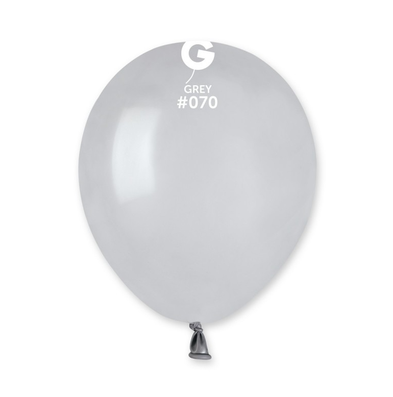 Lot de 100 Ballons Couleur Gris #070