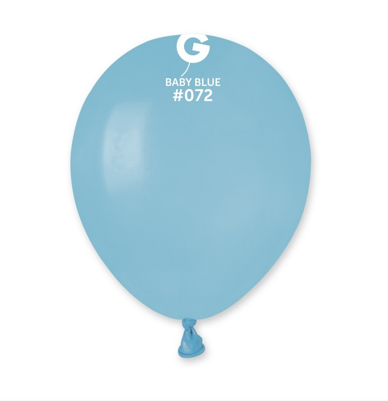 Lot de 100 Ballons Couleur Bleu Pastel  #072