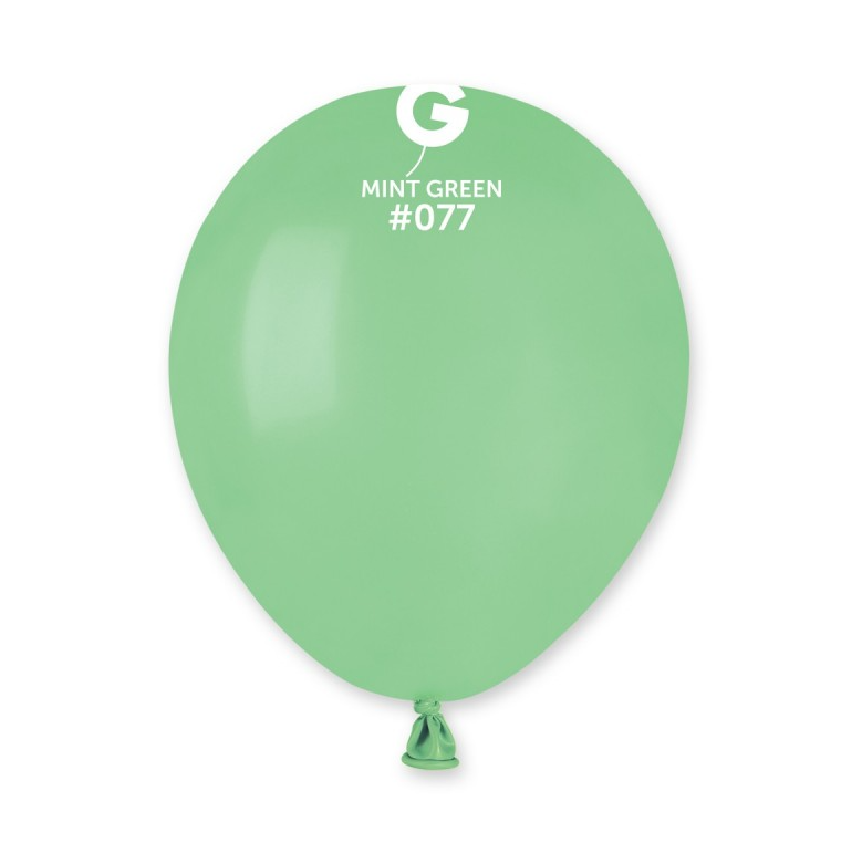 Lot de 100 Ballons Couleur Vert Menthe #077