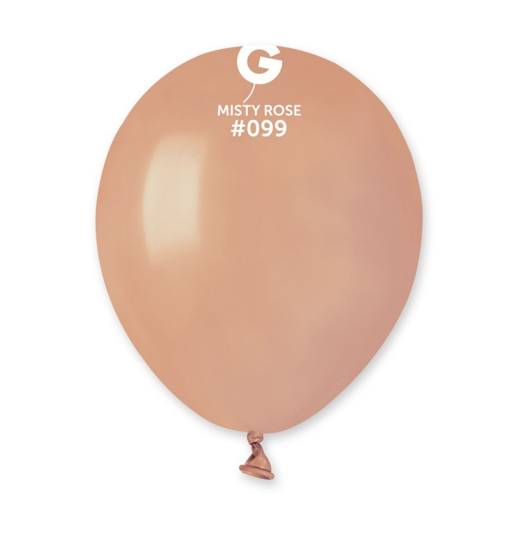 Lot de 100 Ballons Couleur Rose Brumeux #099