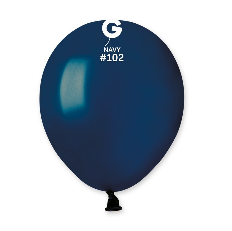 Lot de 100 Ballons Couleur Bleu Marine #102