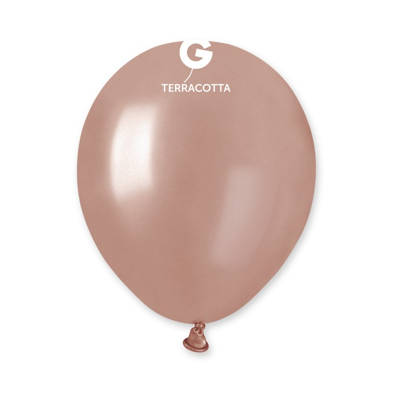 Lot de 100 Ballons Couleur Terracotta