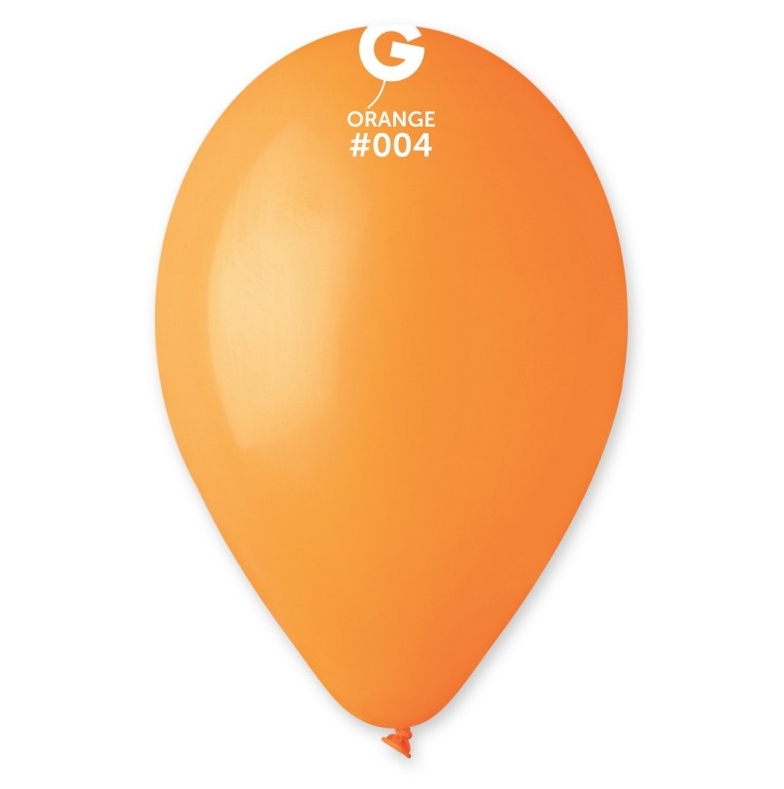 Lot de 100 Ballons Couleur Orange #004