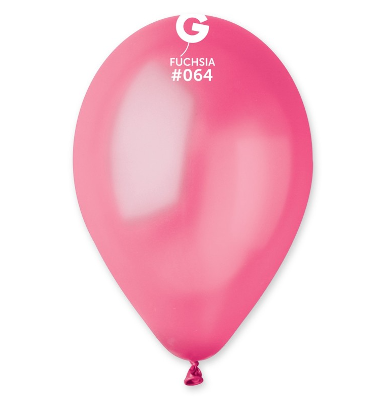 Lot de 100 Ballons Couleur Fuschia Irisé #064