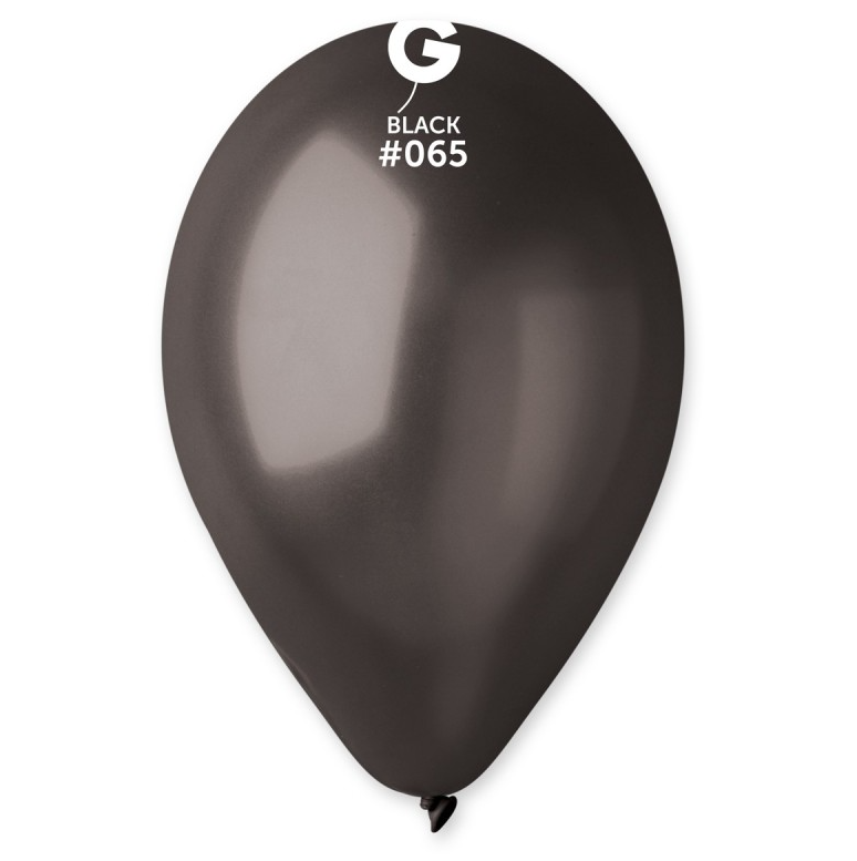 Lot de 100 Ballons Couleur Noir irisé #065