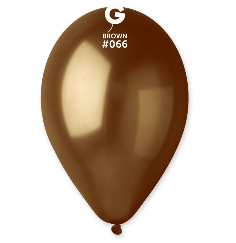 Lot de 100 Ballons Couleur Marron Irisé #066