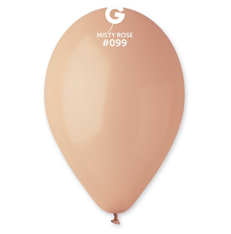 Lot de 100 Ballons Couleur Rose Brumeux #099