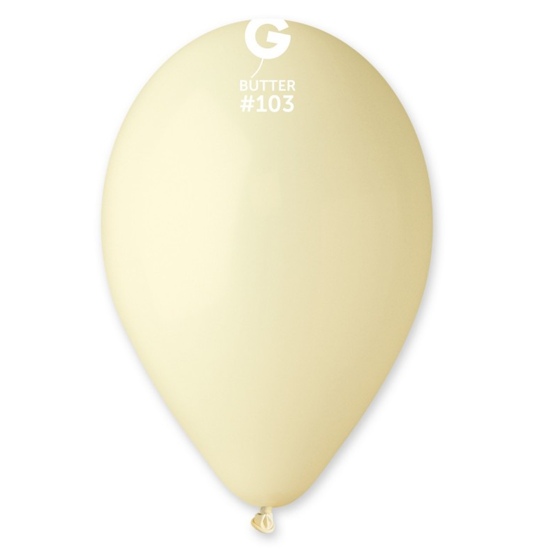 Lot de 100 Ballons Couleur Crème #103