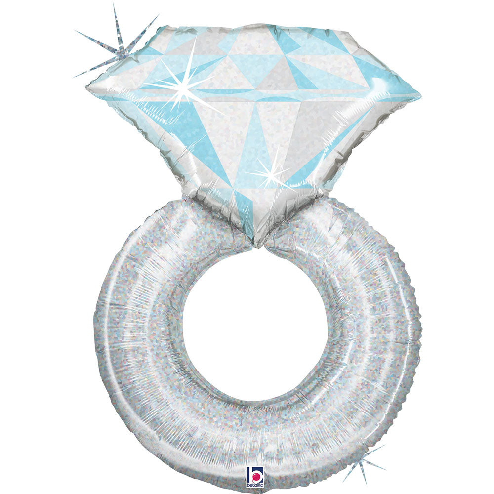 Ballon alu Bague fiançailles Mariage 79cm