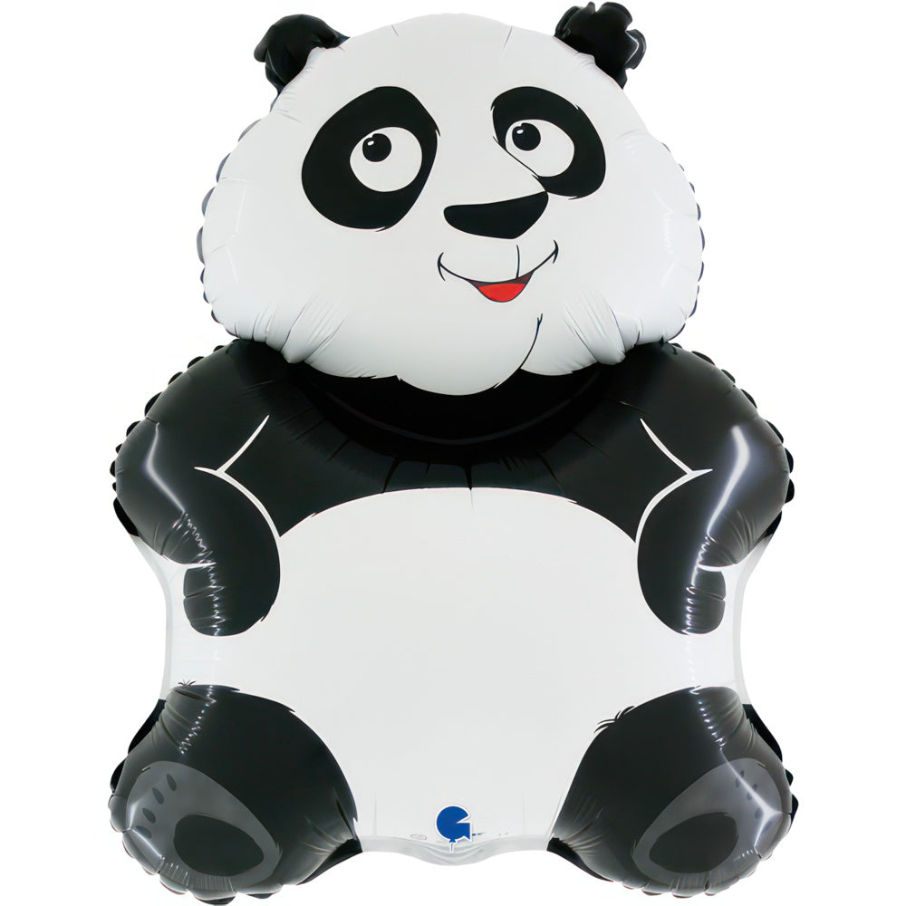 Ballon alu Panda Noir et Blanc 69cm