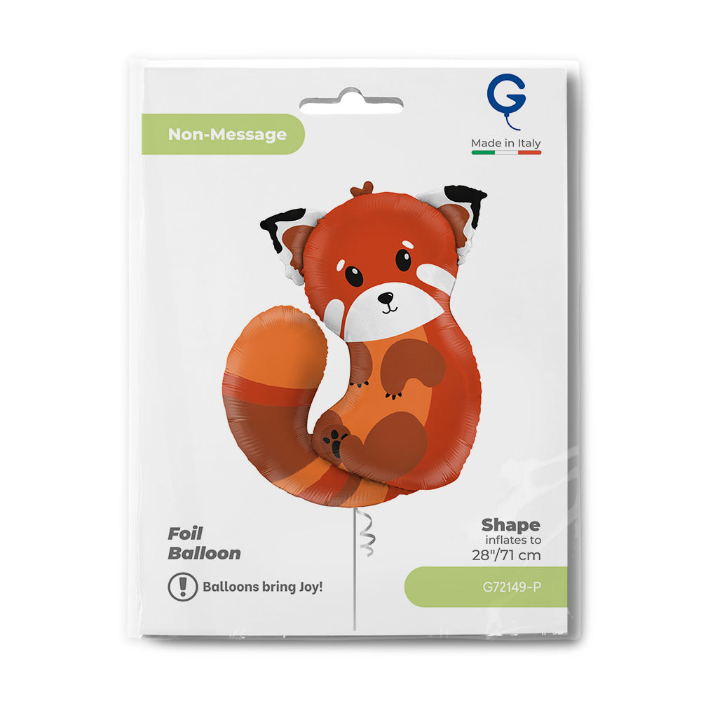 Ballon Alu Panda Roux 71cm