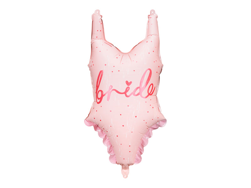 Ballon Maillot de bain Bride en Mylar Rose 46x76 cm