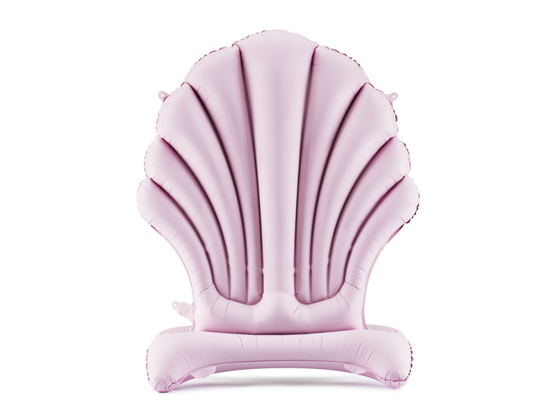 Ballon Coquille autoportant rose en foil 96x80 cm