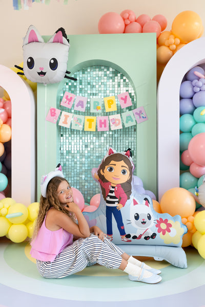 Ballon Gabby et la Maison Magique en aluminium multicolore 92x90cm