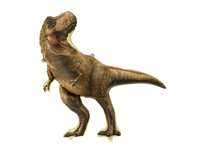 Ballon Jurassic World T-Rex en aluminium Marron 92x98 cm