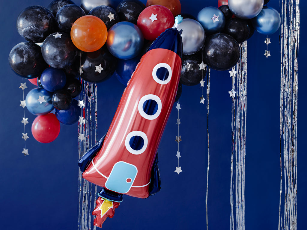Ballon Fusée en Mylar 44x115cm
