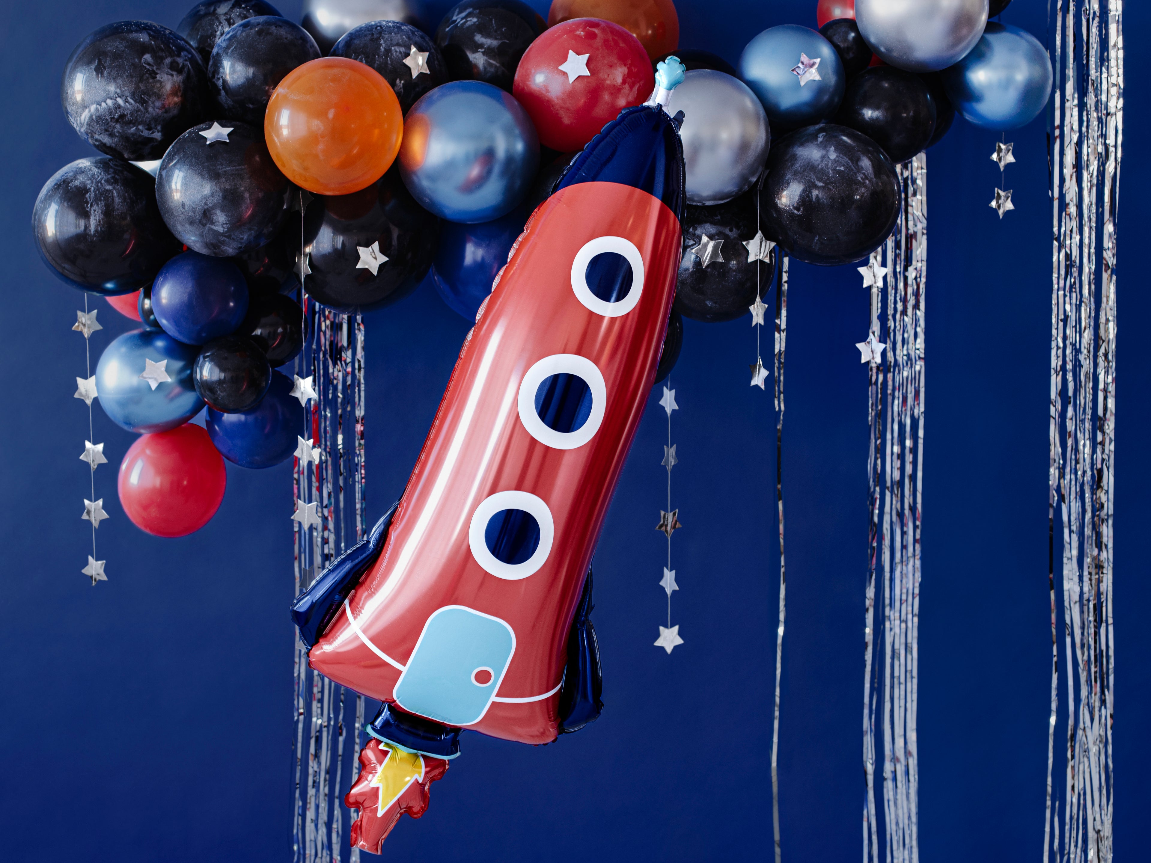 Ballon Fusée en Mylar 44x115cm