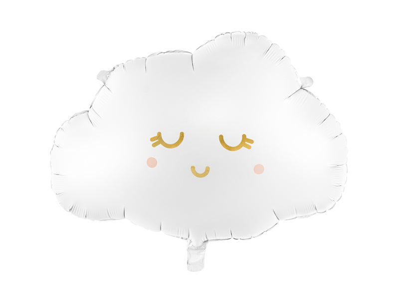 Ballon Nuage en Mylar Blanc 51x35.5cm
