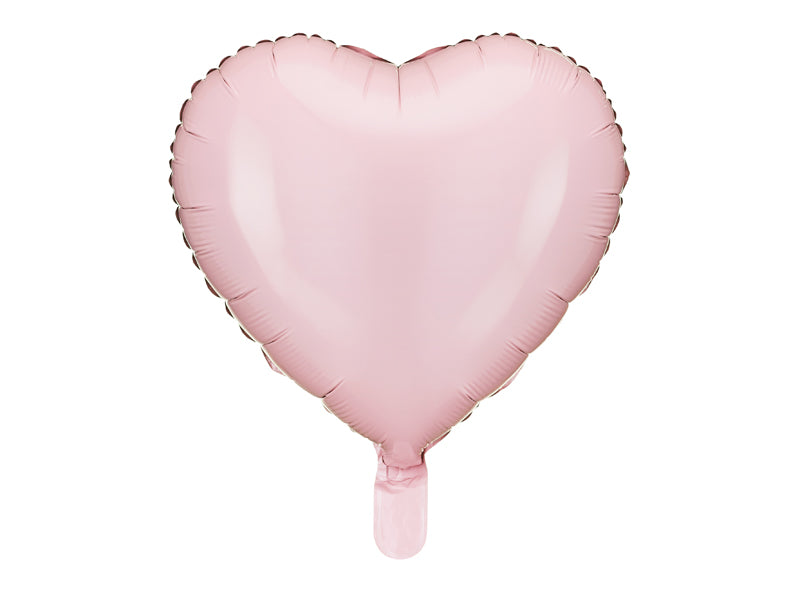 Ballon Coeur Rose en aluminium 35cm