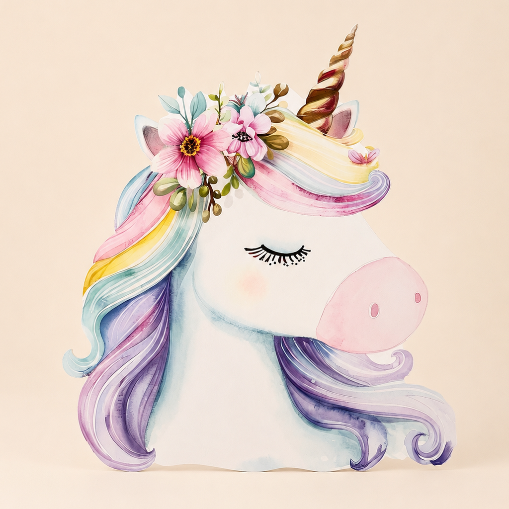 Cardipop "Rainbow la Licorne"