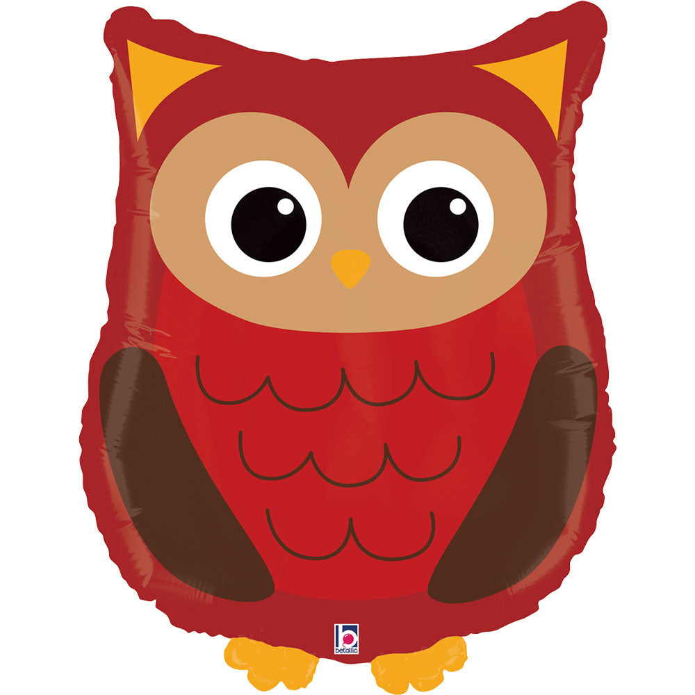 Ballon alu Hibou Chouette Ami de le Forêt 56cm