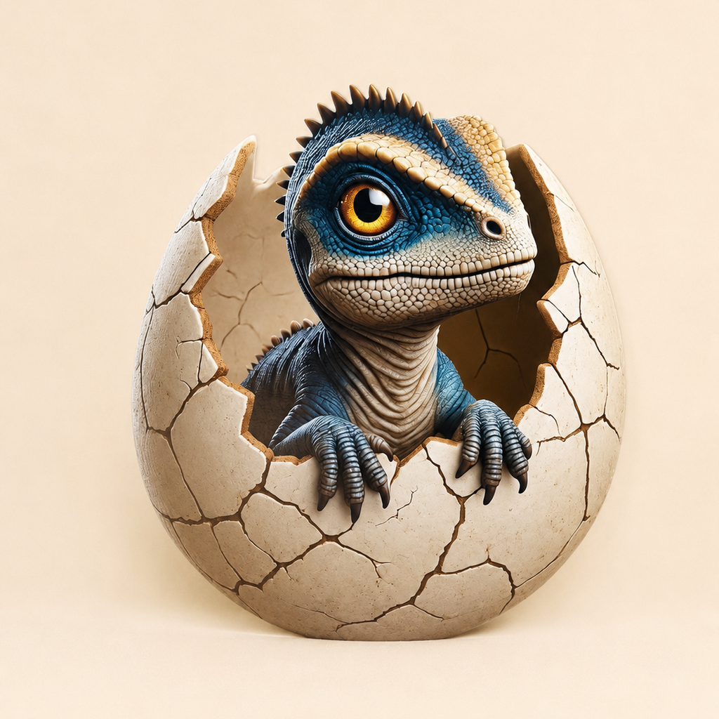 Cardipop "Spike le bébé Dinosaure"