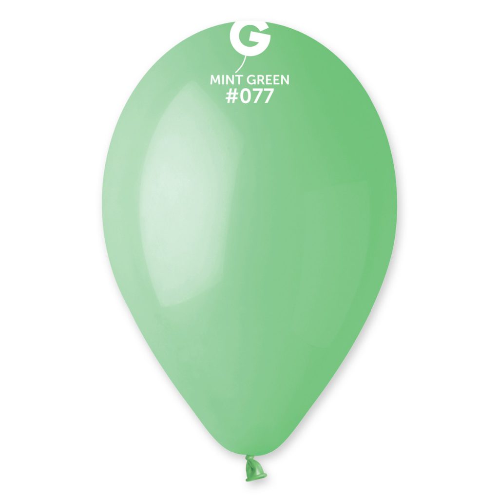 Lot de 100 Ballons Couleur Vert Menthe #077