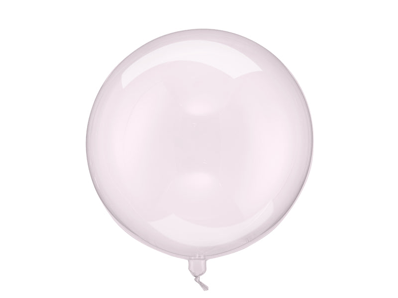 Ballon Bulle Boule Rose transparent Diam 40cm